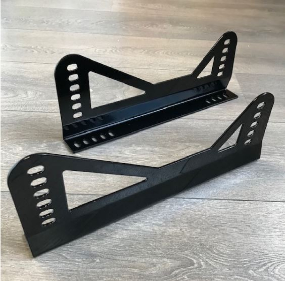 Seatplate steel black